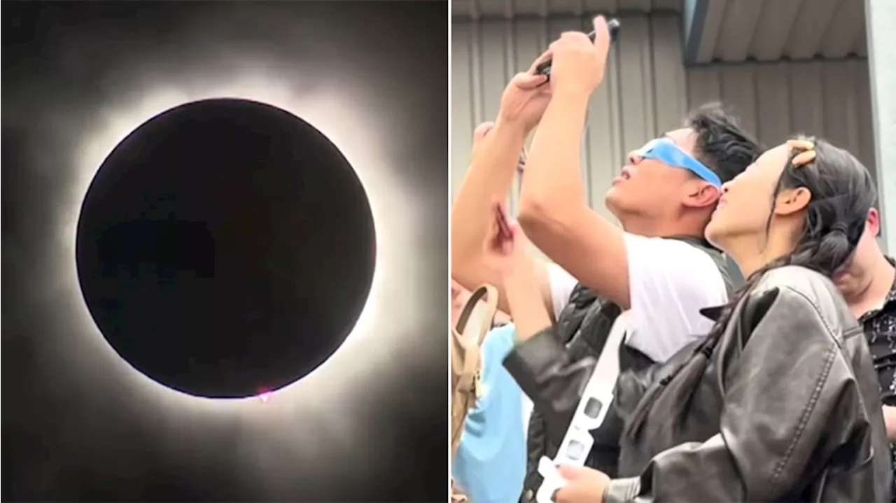 Clouds or no clouds, eclipse viewers across Texas were in awe