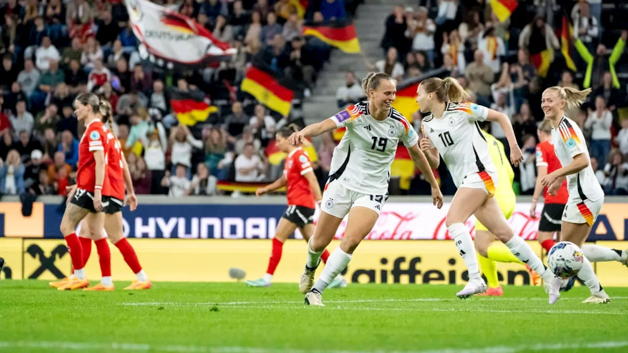 DFB-Frauen feiern gelungenen Qualifikations-Auftakt gegen Österreich