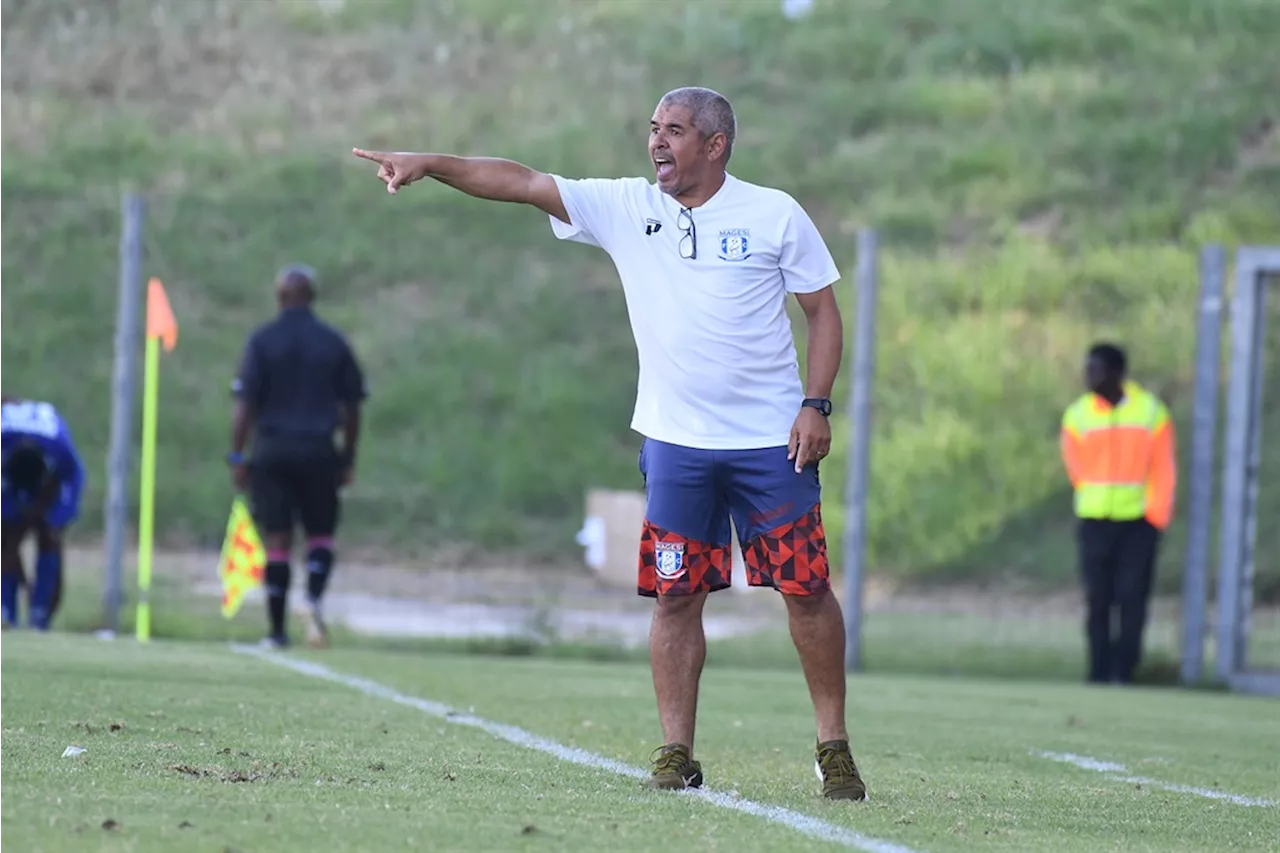 Clinton Larsen aims for promotion to DStv Premiership with Magesi