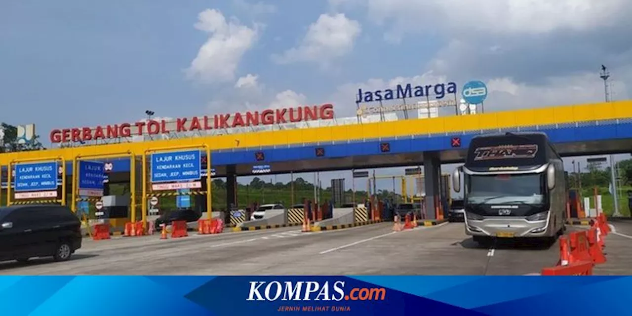 'One Way' Arus Mudik 2024 dari Tol Cipali-Kalikangkung Diperpanjang sampai Malam Ini