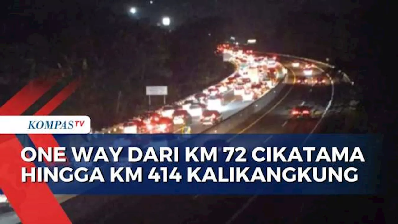 Demi Kelancaran Arus Mudik, One Way Diperpanjang dari Tol Cikatama Km 72