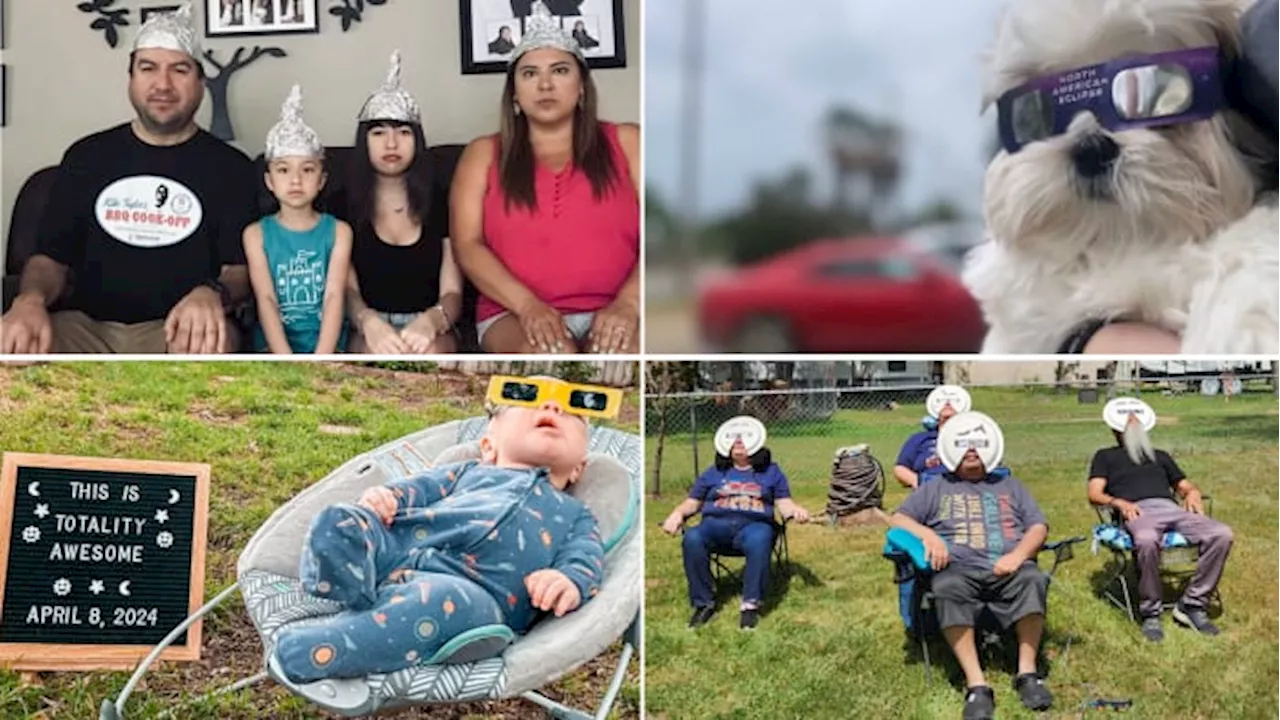 KSAT viewers share funny photos for total solar eclipse in San Antonio, Hill Country