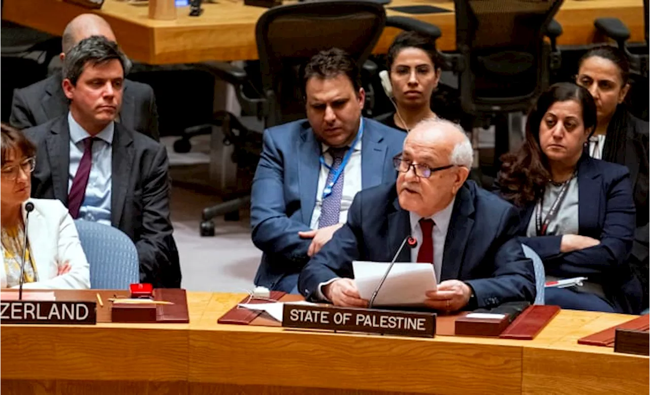 U.N. Security Council Revives Palestinian Authority's Membership Hopes