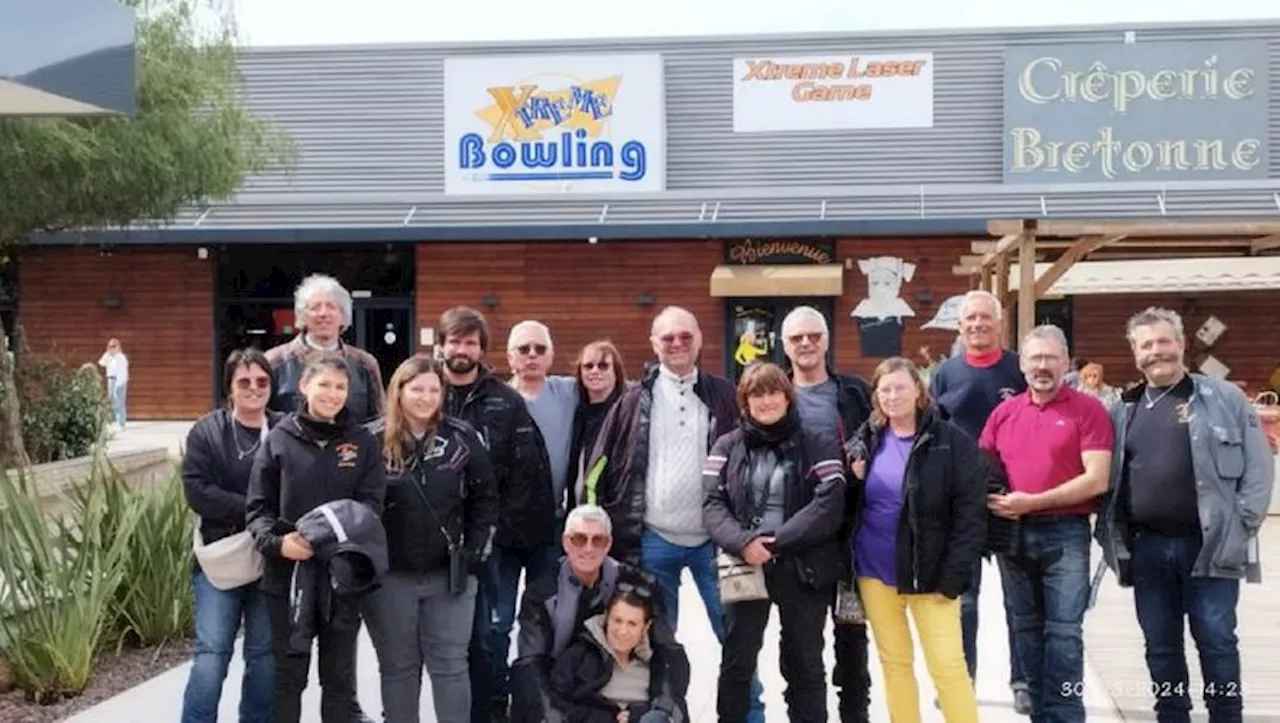 Les gourmands du Moto club les Diabloc au bowling de Perpignan