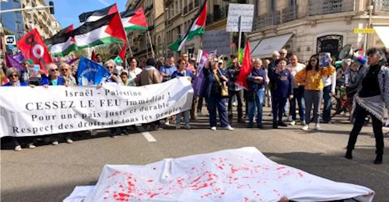 Manifestation à Toulon pour la paix en Palestine