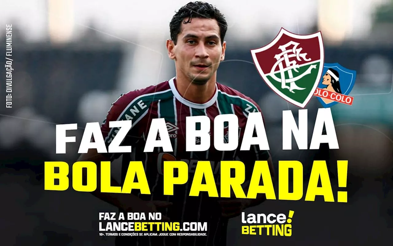 Aposte R$100 e ganhe R$315 se o duelo Fluminense x Colo-Colo terminar com 12 escanteios ou mais