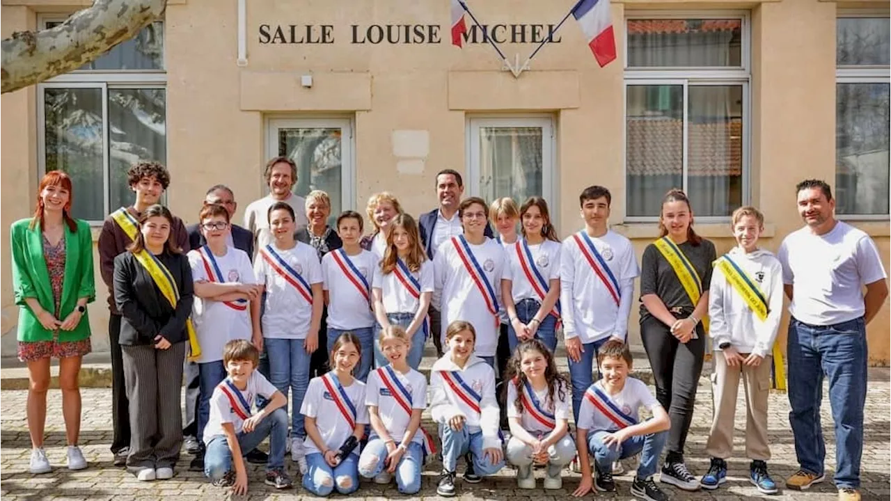 Les jeunes élus de la commune de Gréasque reçoivent leurs homologues du conseil départemental des jeunes