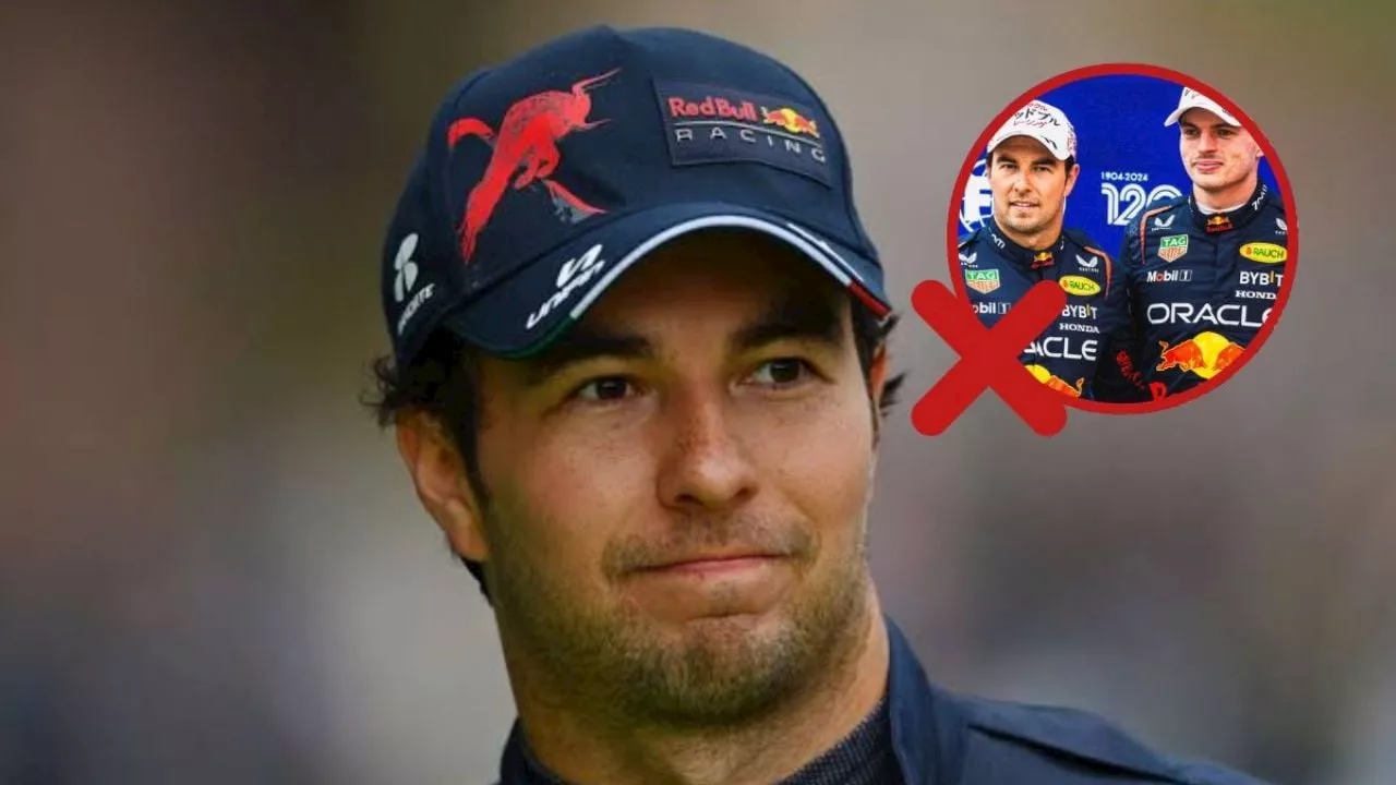 Checo Pérez hace polémica revelación sobre Max Verstappen y Red Bull