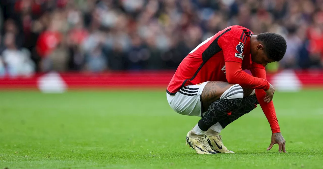 Manchester United's Marcus Rashford suffers injury blow in draw with Liverpool