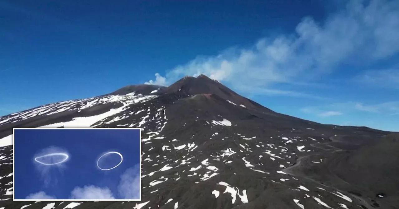 Mesmerising Vortex Rings Erupt from Mount Etna