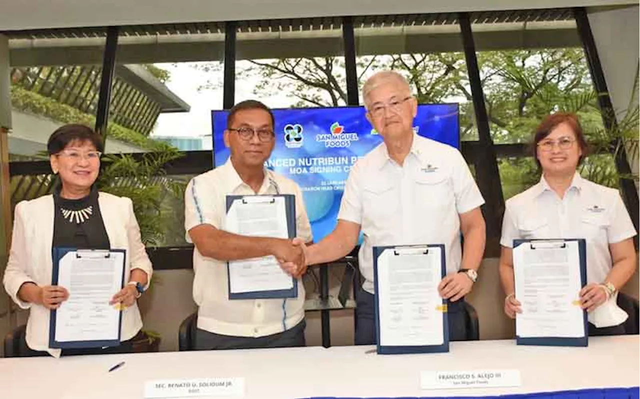 San Miguel Food, DOST-FNRI agree to fortify ‘NutriBun’