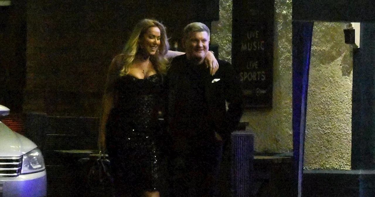 Claire Sweeney and Dancing on Ice co-star Ricky Hatton put on cosy display