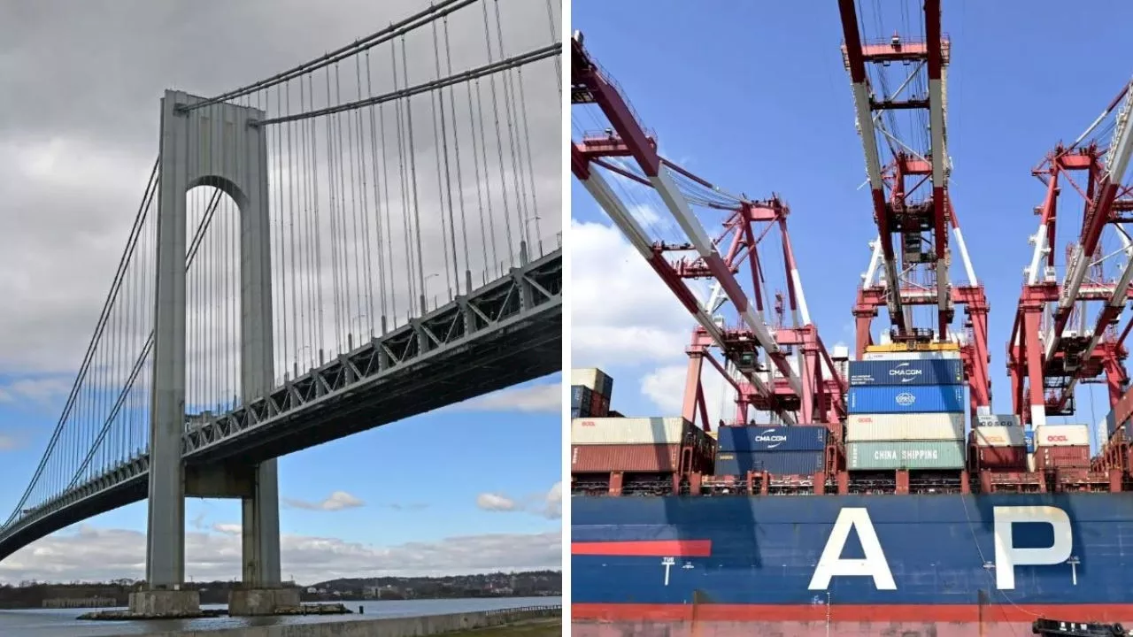 Massive boat loses power near NY bridge