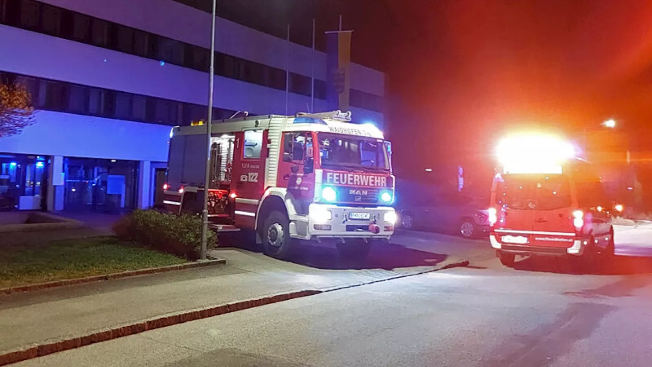 Nächtlicher Brand in Waidhofner BH entpuppte sich als Fehlalarm