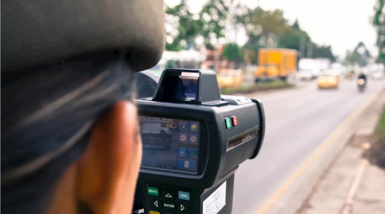 Que no lo sorprendan: las vías de Bogotá en las que Policía aumentó controles de velocidad