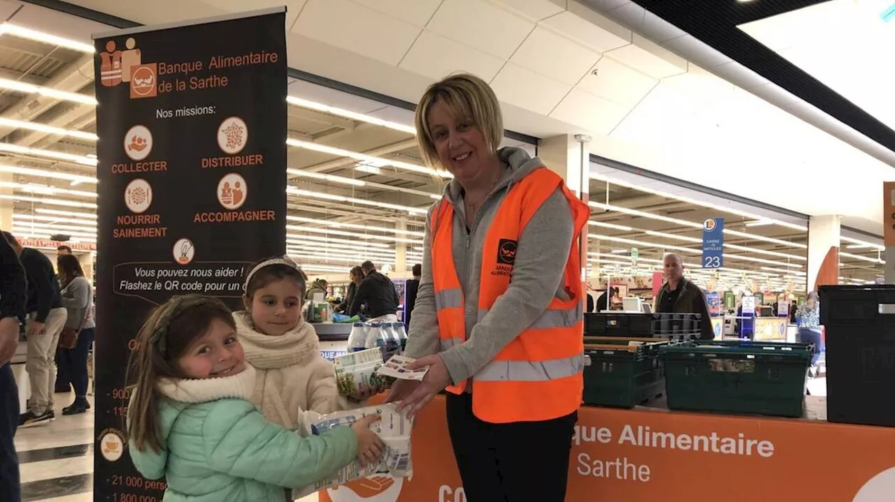 Solidarité des Sarthois lors de la collecte de printemps