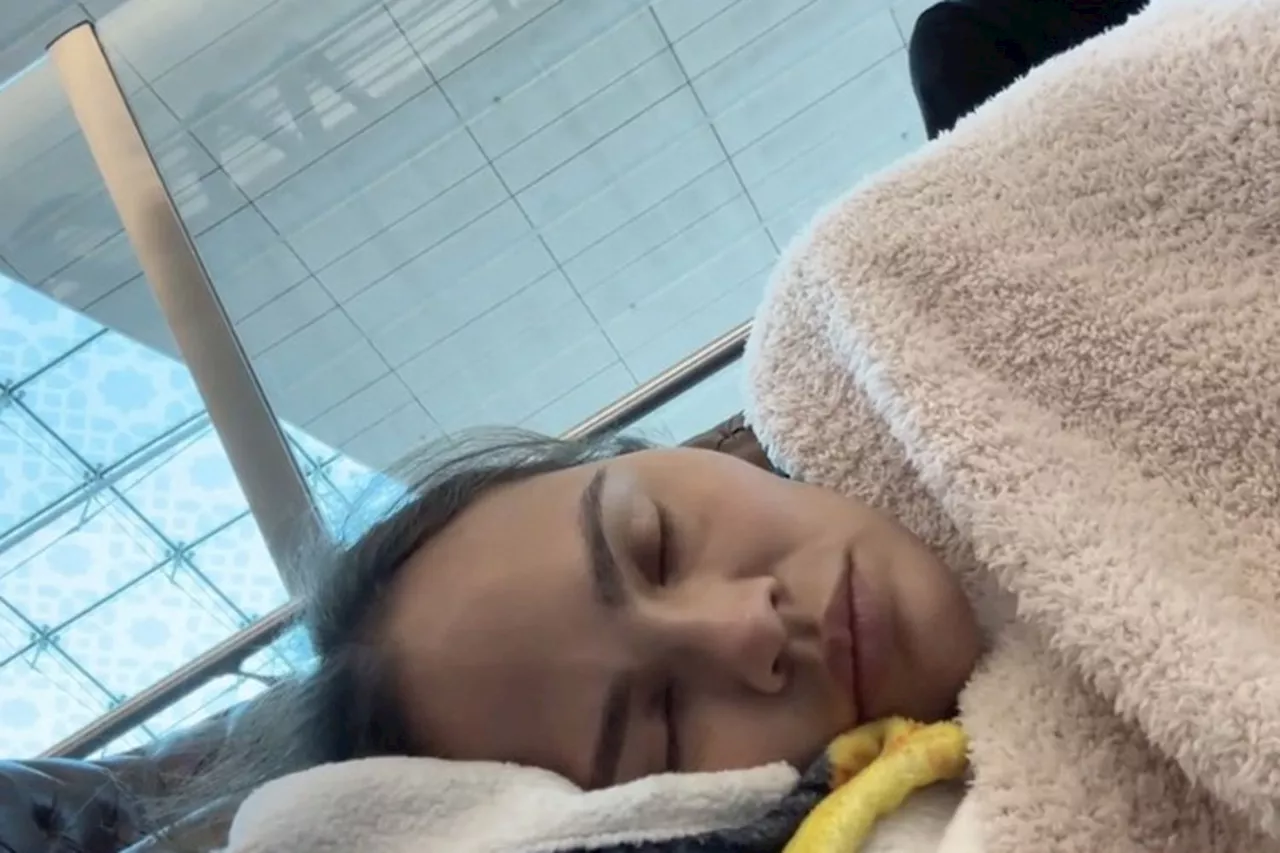 Chrissy Teigen Sleeps at Dubai Airport amid Flight Delay: ‘Hour 5 at the Airport'