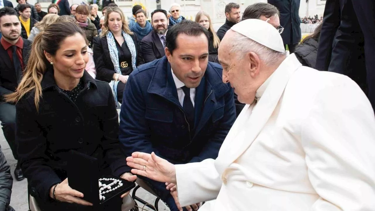 El Gobernador Mauricio Vila Dosal sostiene encuentro con el Papa Francisco en El Vaticano