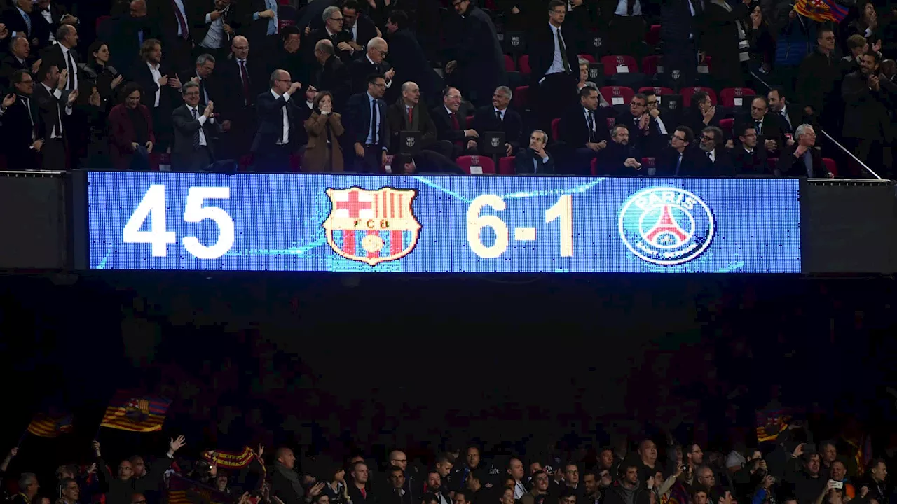 La remontada du FC Barcelone contre le PSG en 2017