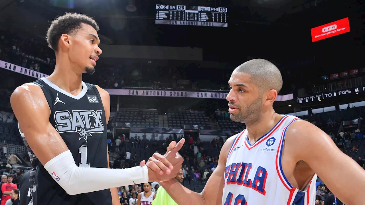 NBA: Wembanyama et les Spurs cèdent après deux prolongations face aux 76ers de Batum