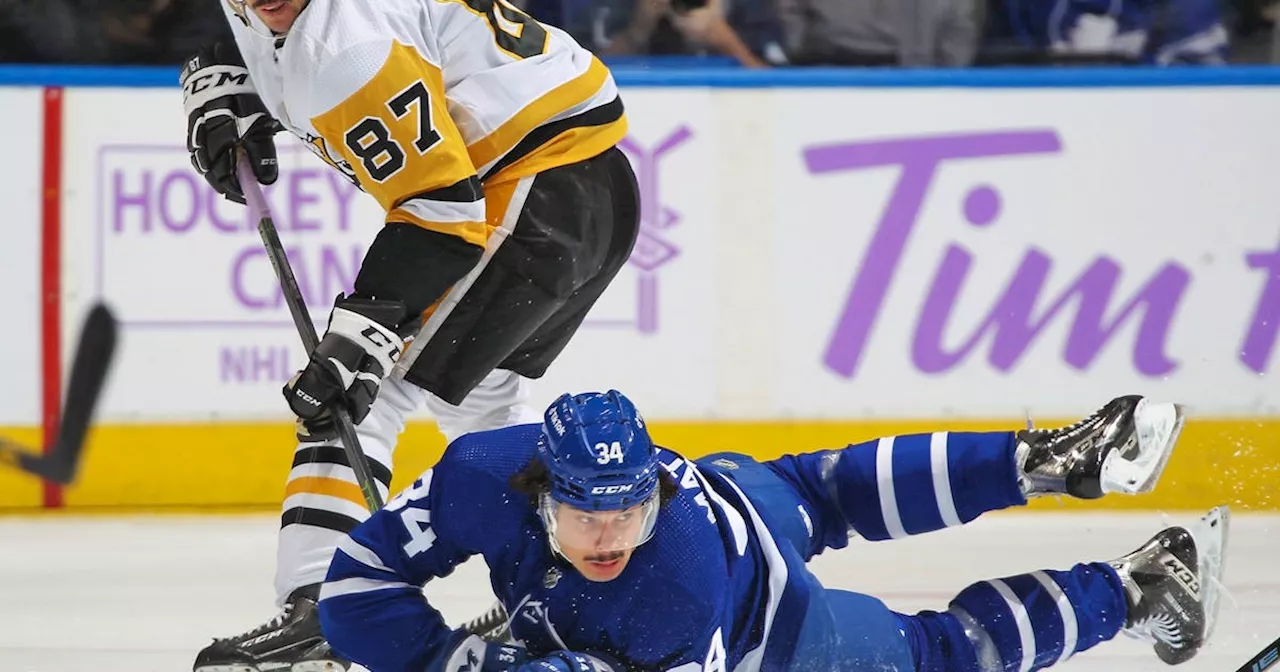 Matthews' charge for 70 meets Crosby, Penguins' charge for playoffs on Monday