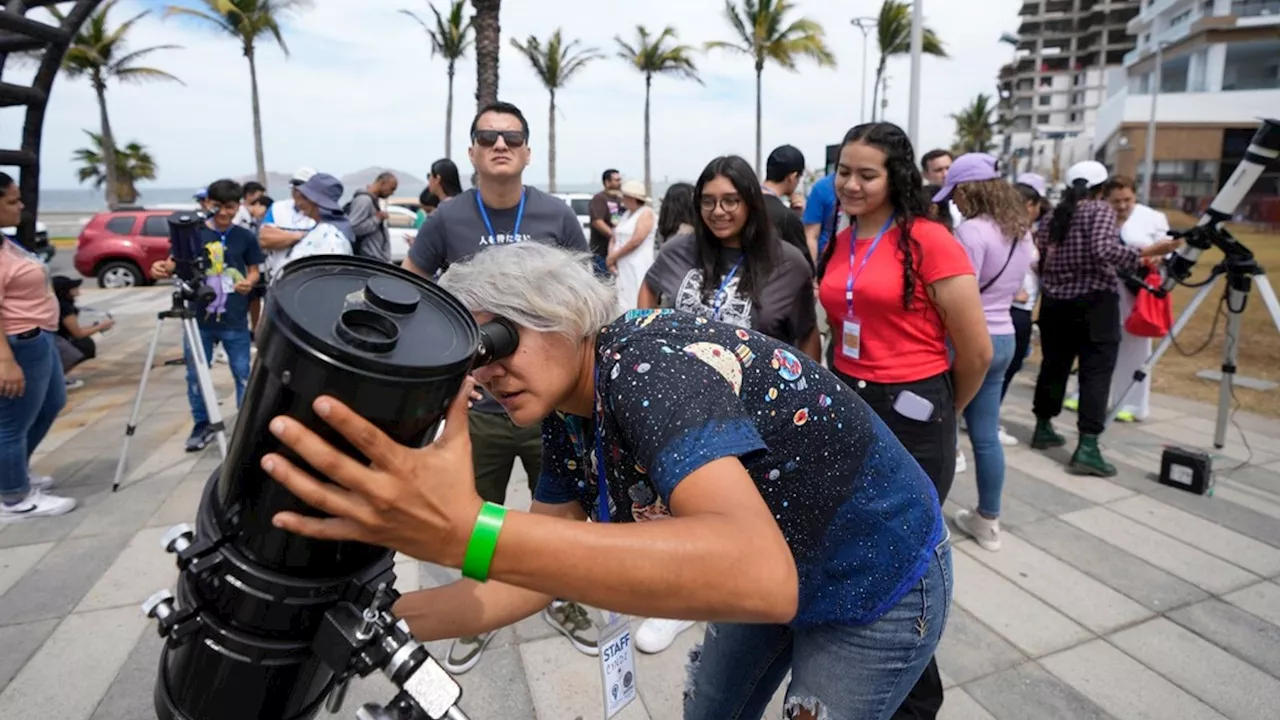 Millions set for 'biggest ever' total solar eclipse - but storms could spoil the show for some