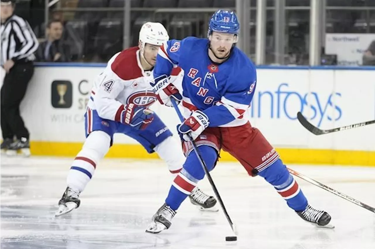 Zibanejad, Panarin lead Rangers to 5-2 win over Canadiens