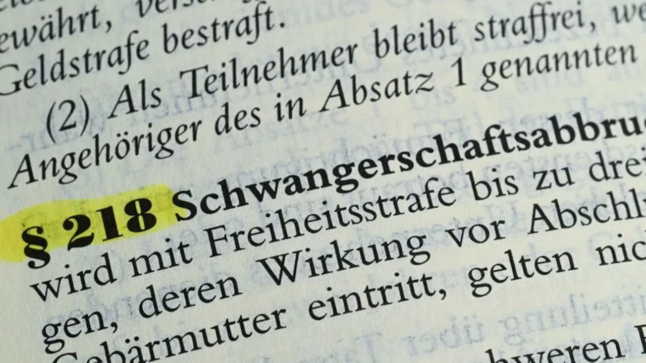 Justiz: Kommission gibt Empfehlung zu Strafbarkeit von Abtreibungen