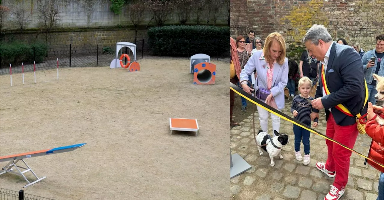 Binche inaugure un parc de détente et d’activités sportives pour les chiens