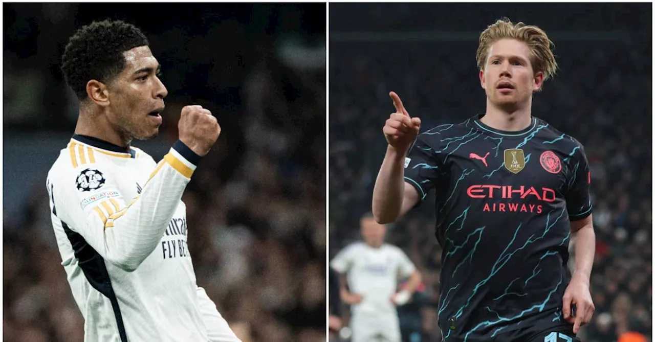 Un duel entre Bellingham et De Bruyne en Ligue des champions pour le Ballon d’Or