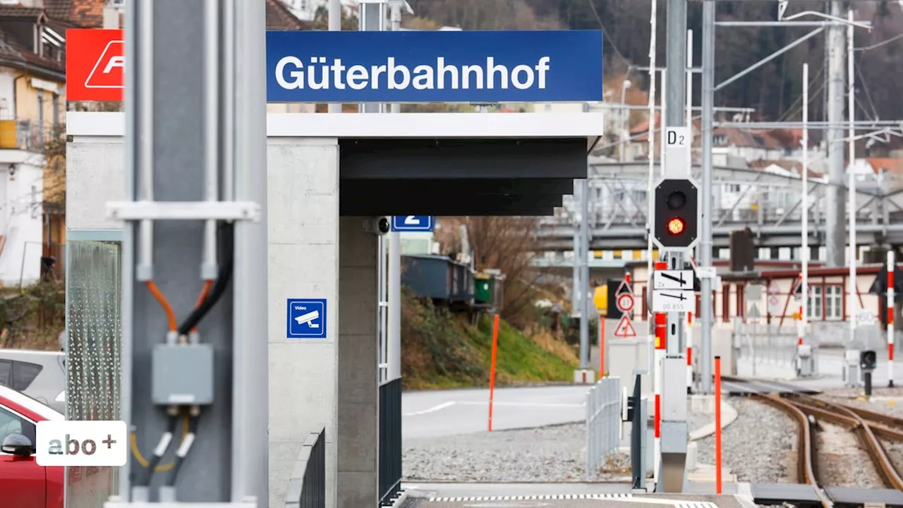 Keine Haltestelle der Appenzeller Bahnen in der Stadt St.Gallen wird weniger genutzt als jene am Güterbahnhof: Die Appenzeller Bahnen sind trotzdem zufrieden