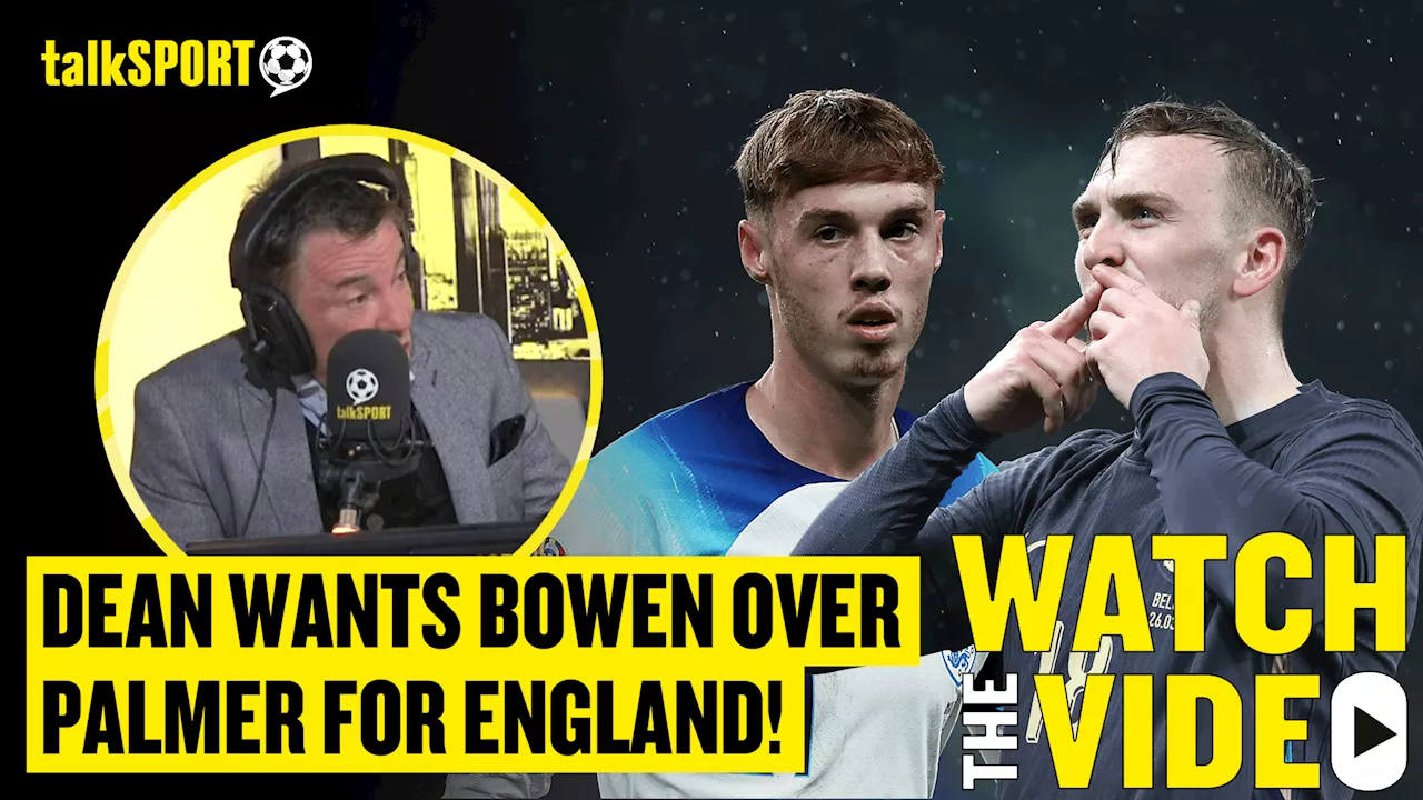 Dean Saunders would rather see Jarrod Bowen play for England at EURO 2024 over Cole Palmer