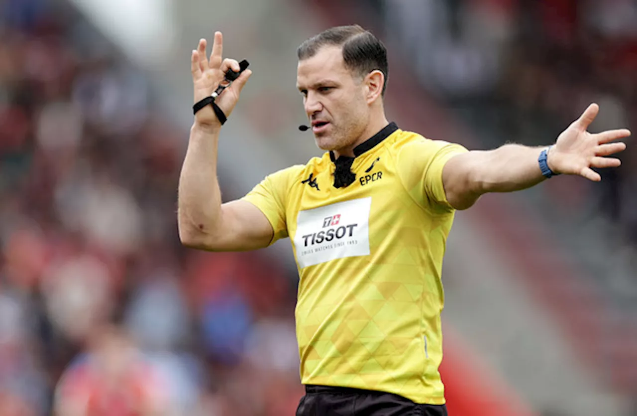 England's Dickson to referee Leinster's meeting with La Rochelle