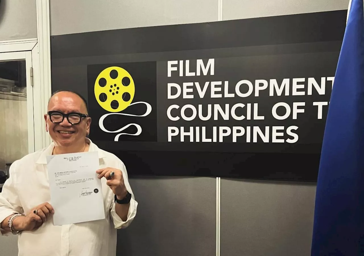 Filmmaker Jose Javier Reyes named FDCP head