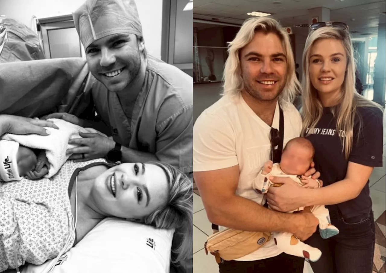 Dad’s lookalike? Faf De Klerk reveals his baby’s face [photos]