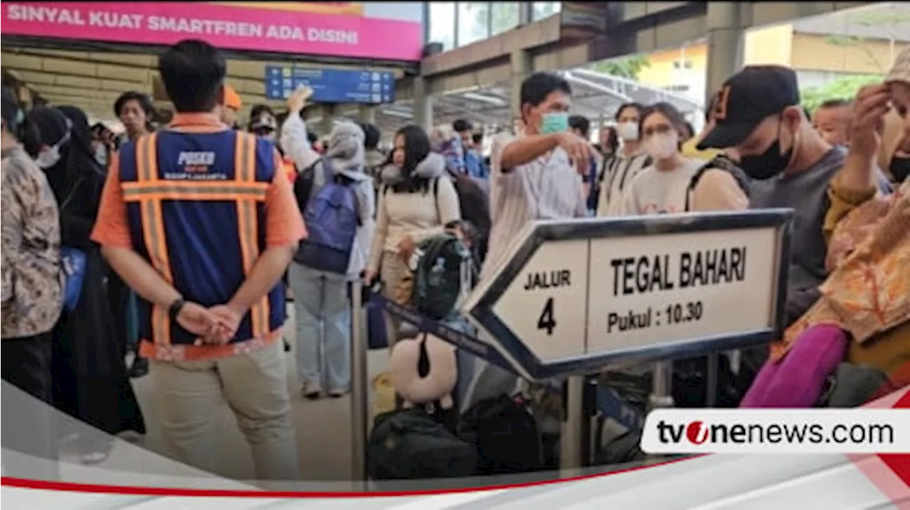 Info Mudik, 370 Ribu Lebih Penumpang Kereta Api Tercatat Sudah Berangkat dari Jakarta