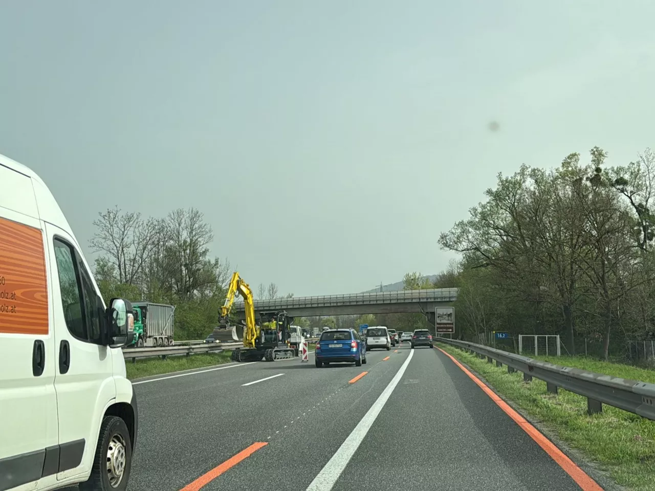 Höhe Dornbirn: Die Sanierung auf der A14 geht in die zweite Phase