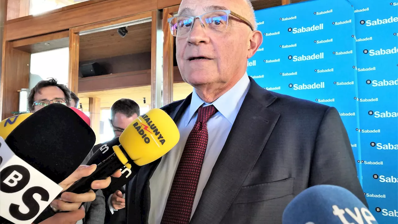 El presidente del Banco Sabadell descarta mover de nuevo la sede a Cataluña: 'En Alicante estamos muy bien'