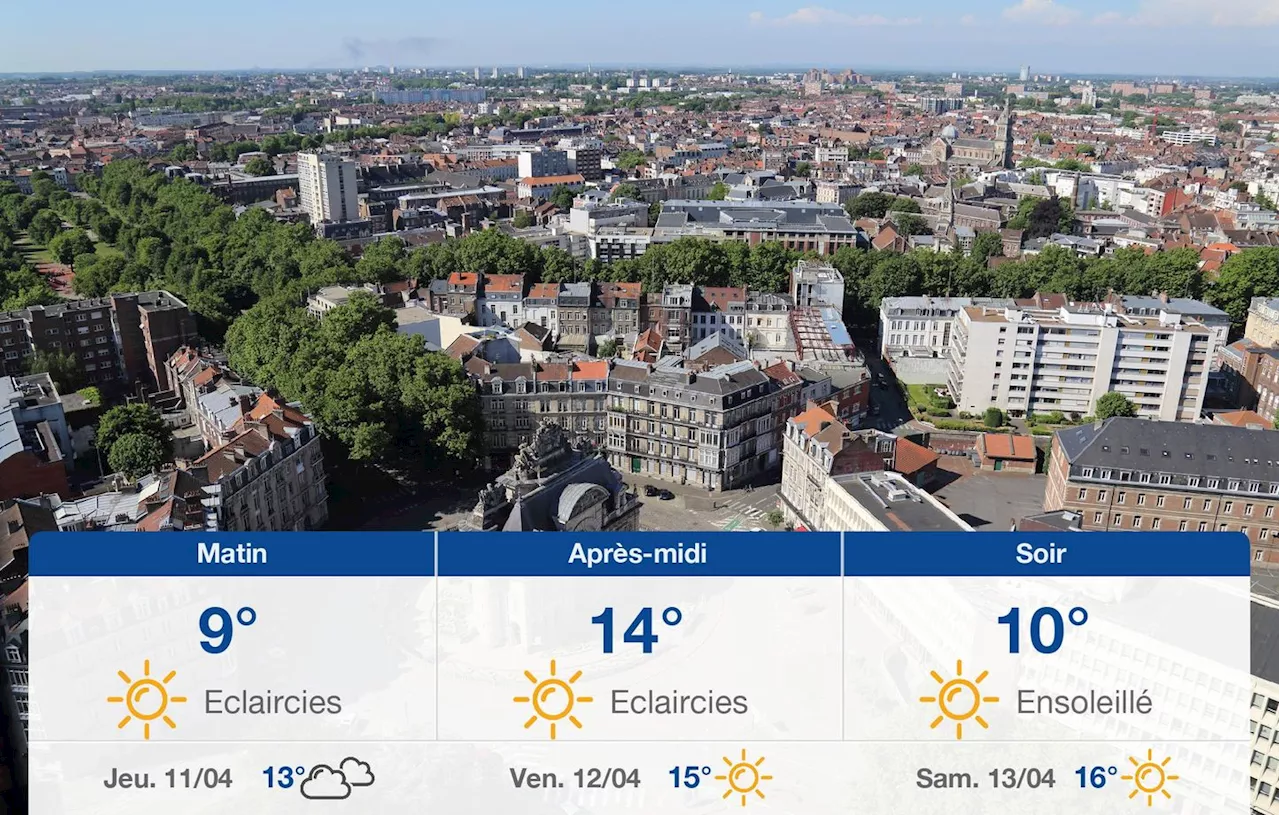 Météo Lille: prévisions du mercredi 10 avril 2024