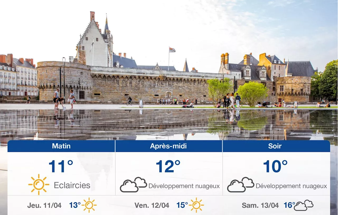 Météo Nantes: prévisions du mercredi 10 avril 2024