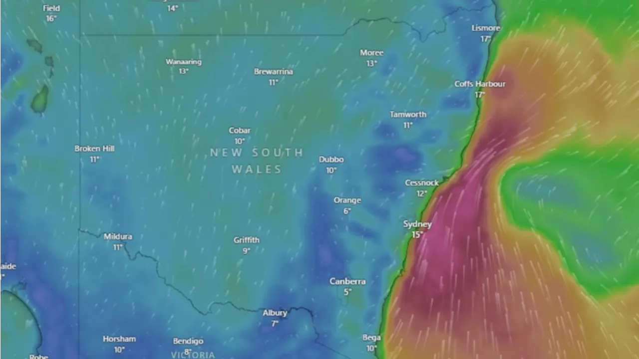 Severe Weather Warning Issued for NSW Coastline