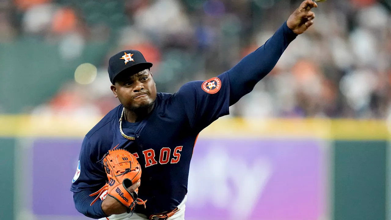 Framber Valdez added to Astros' growing injured list of starting arms