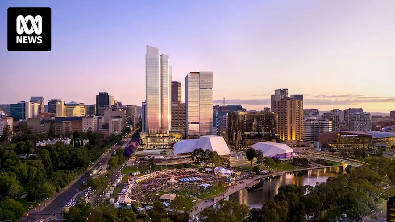 Skyscraper unveiled for Festival Plaza to reach 149 metres and rank among Adelaide's tallest towers