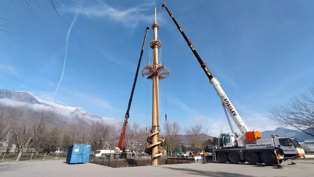 Le mât olympique d'Albertville va se refaire une jeunesse