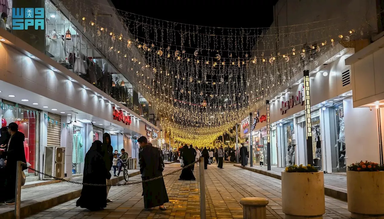 الأمطار تحرم الباحة من عادة مشعل عيد الفطر