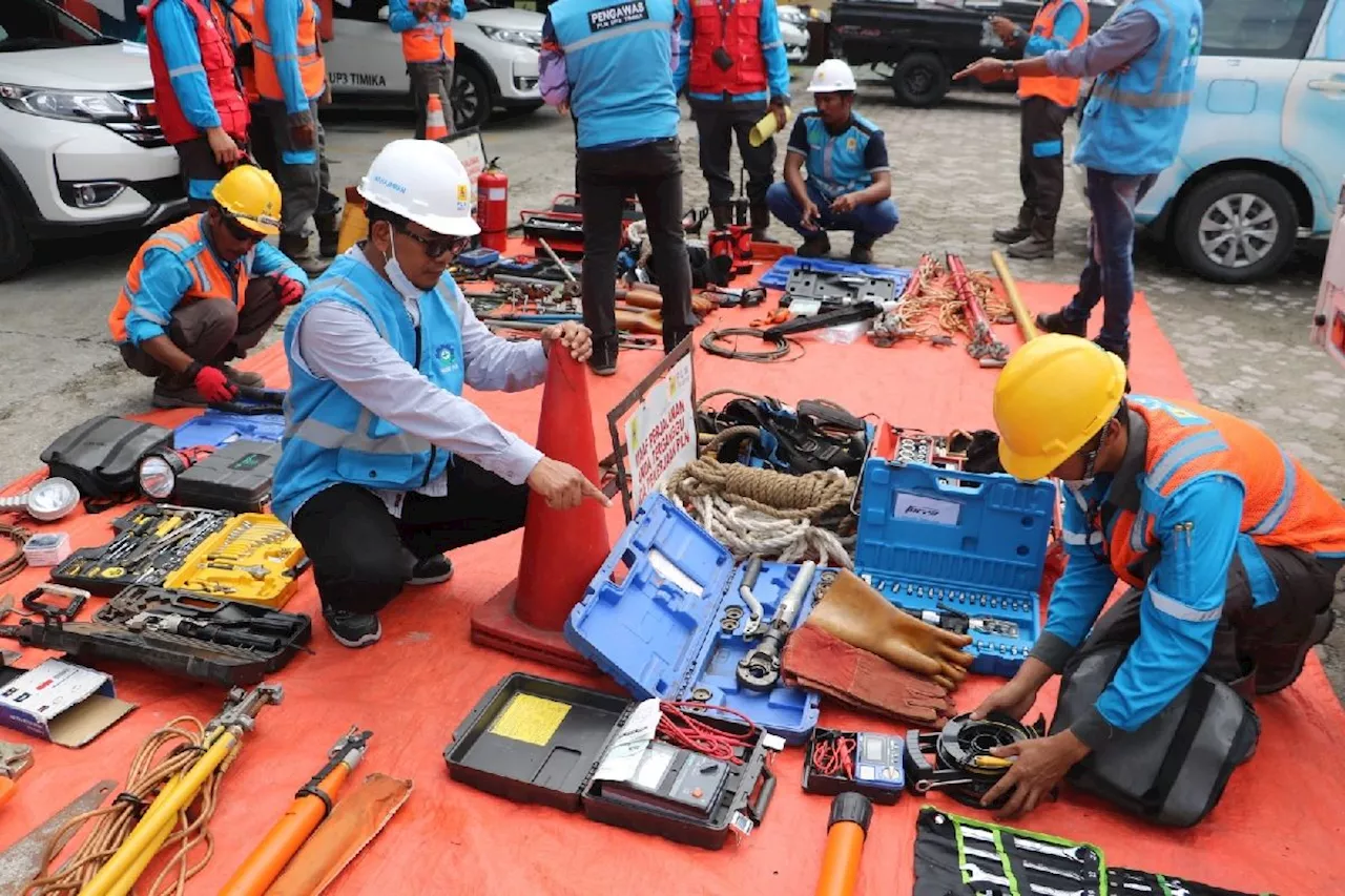 PLN Unit Induk Wilayah Papua dan Papua Barat Menyiagakan Personel untuk Idul Fitri