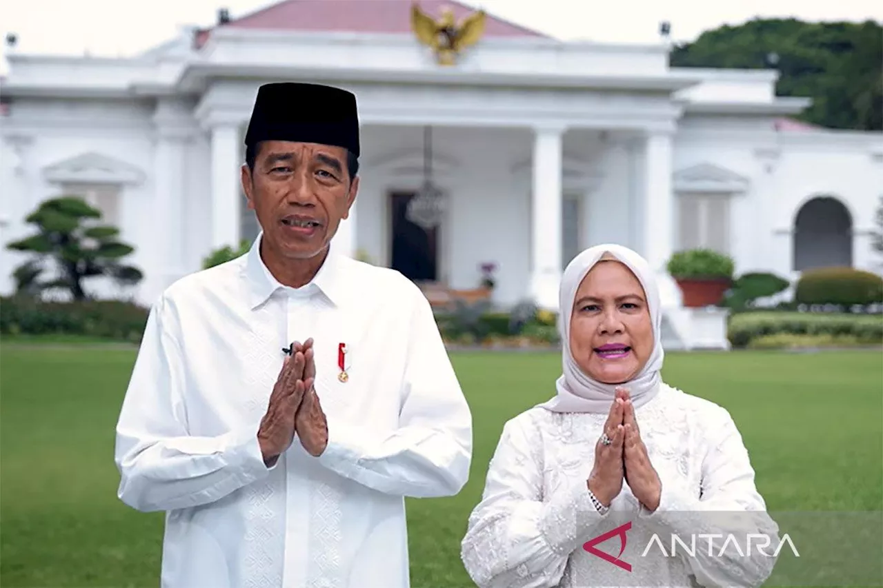 Presiden Jokowi berharap Idul Fitri momentum saling memaafkan