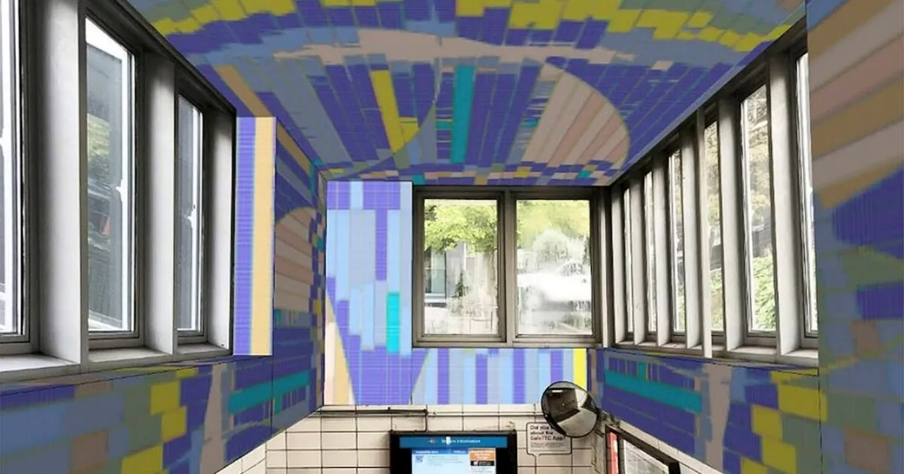 Several TTC subway stations are getting colourful transformations