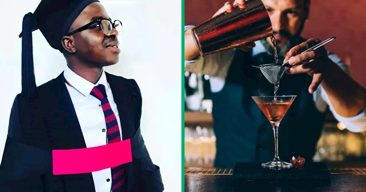 North-West University Cum Laude Psychology Student Ends Up Working As Bartender, SA Encourages Him