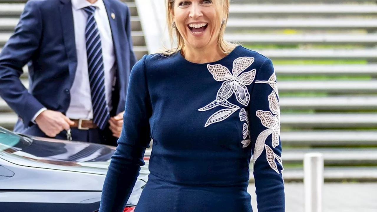 Königin Máxima der Niederlande: Mit diesem Designer-Kleid überstrahlt sie alle